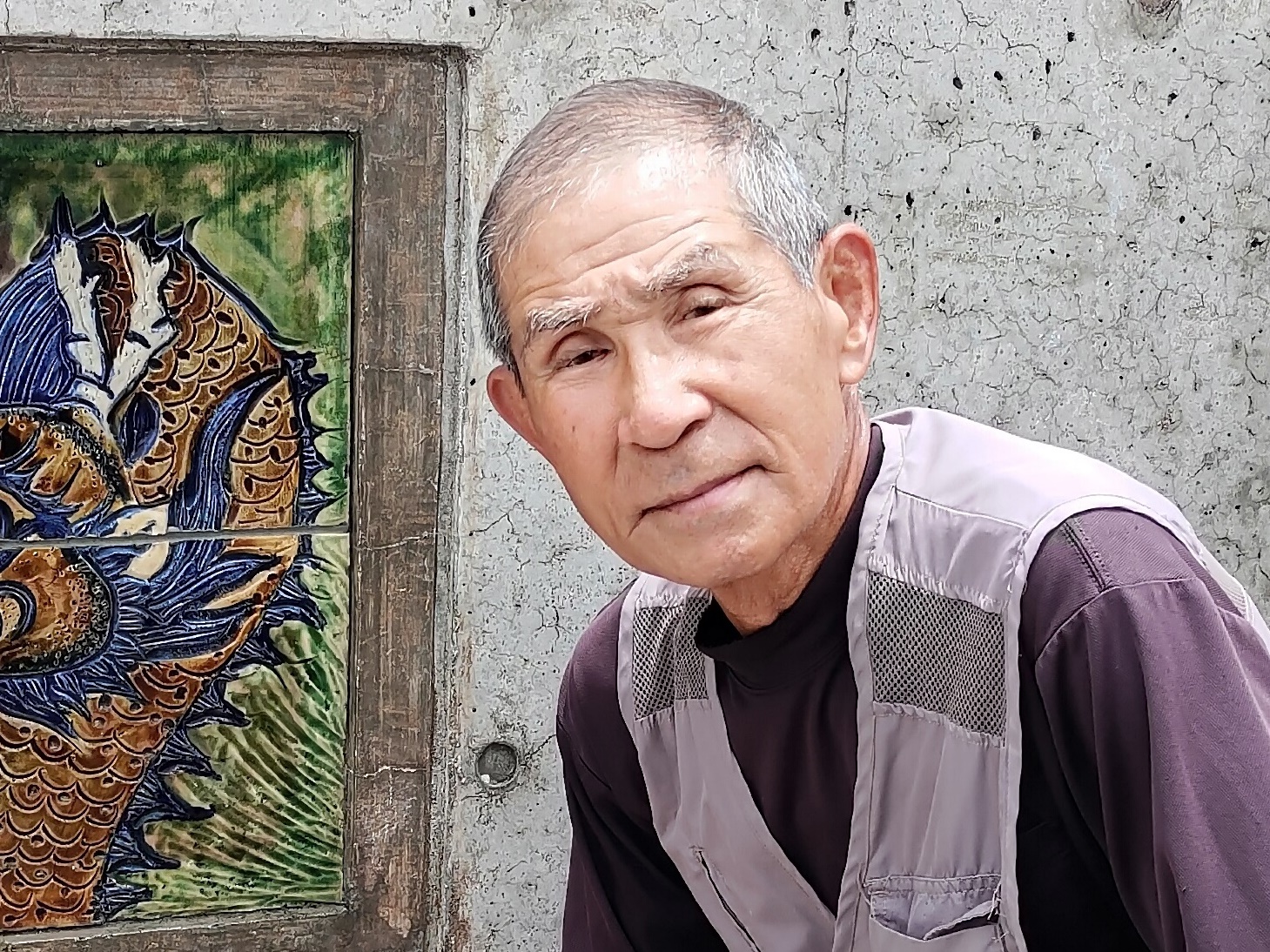 つきしろ自治会長新城辰夫